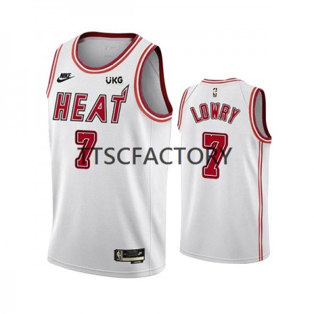 Dres Miami Heat Kyle Lowry 7 Nike 2022-23 Classic Edition Bijela Swingman - Muške